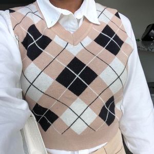 ♡ shein diamond sweater vest ♡